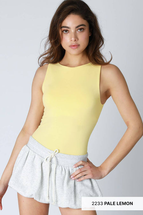 Nikibiki Clean Line Boat Neck Tank Top