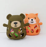 Silicone 3D Funny Bear Silicone Teether