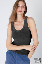 Nikibiki Vintage Reversible Ribbed Tank