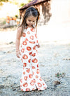 Andi Pleated Bell Bottom Jumpsuit  - Pumpkin Patch