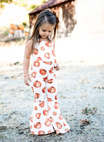 Andi Pleated Bell Bottom Jumpsuit  - Pumpkin Patch