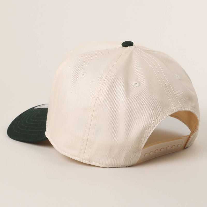 SPOOKY TWO Ghost Embroidered Trucker Hat