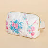 CB0009-Floral Fanny Quilted Pack: White / ONE SIZE