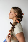 OVERSIZED BOW SLICK BACK PONYTAILS (PACK OF 3)