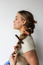 OVERSIZED BOW SLICK BACK PONYTAILS (PACK OF 3)