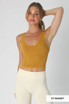 Nikibiki Vintage V Neck Crop Top