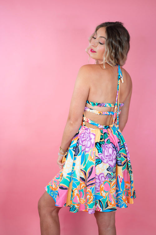 Headed to Cabo Printed Dress