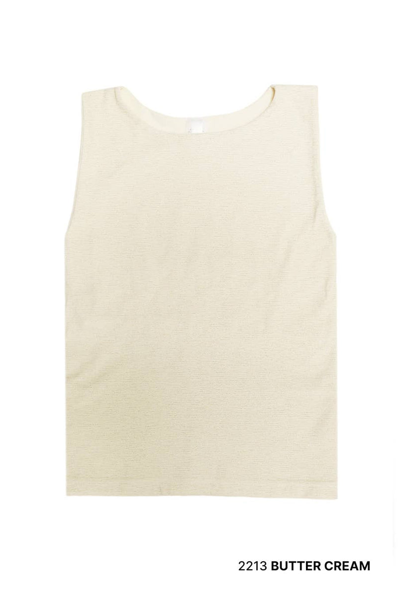 Nikibiki Lurex Crew Neck Top