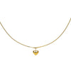 Waterproof Dainty Gold Heart Necklace