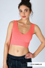 Nikibiki Plunge V-Neck Crop Top
