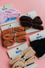 OVERSIZED BOW SLICK BACK PONYTAILS (PACK OF 3)