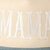 MAMA Typographic Design Embroidery Baseball Cap: Denim / ONE SIZE