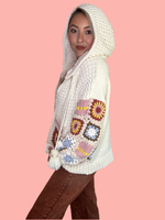 Ultra Cozy Boho Granny Chenille Zip Hoodie