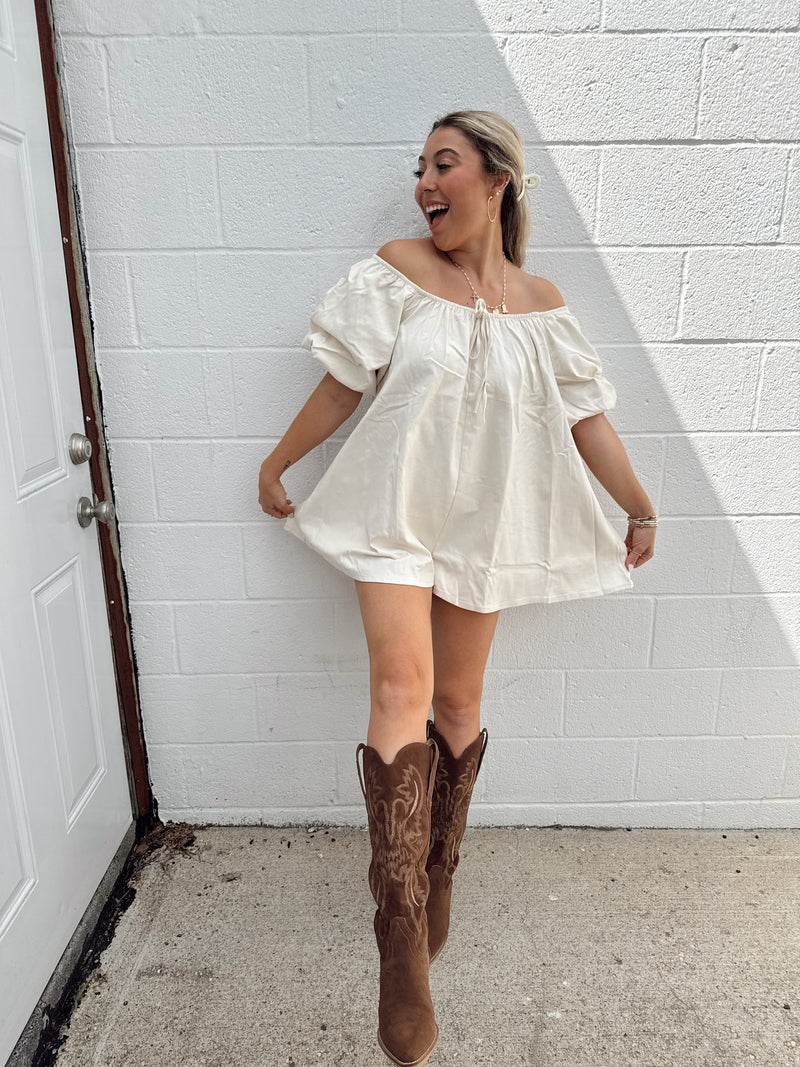 Country Concert Cutie Oversized Romper