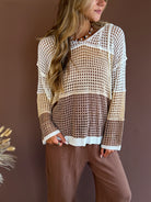 Crochet Hoodie, neutral cover up, beach cover up, crochet top, neutral long sleeve, lounge wear