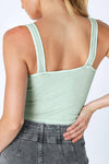 Nikibiki Vintage V Neck Crop Top