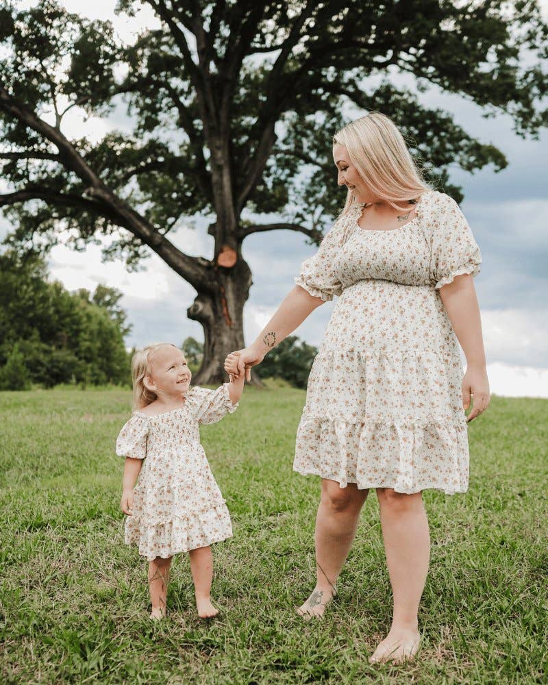 Mommy and Me Katherine Dress: Yellow Floral