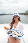 Oysters & Champagne - Navy Corduroy Trucker Hat
