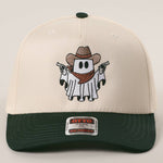 Western Vibes Cowboy Ghost Embroidered Trucker Hat