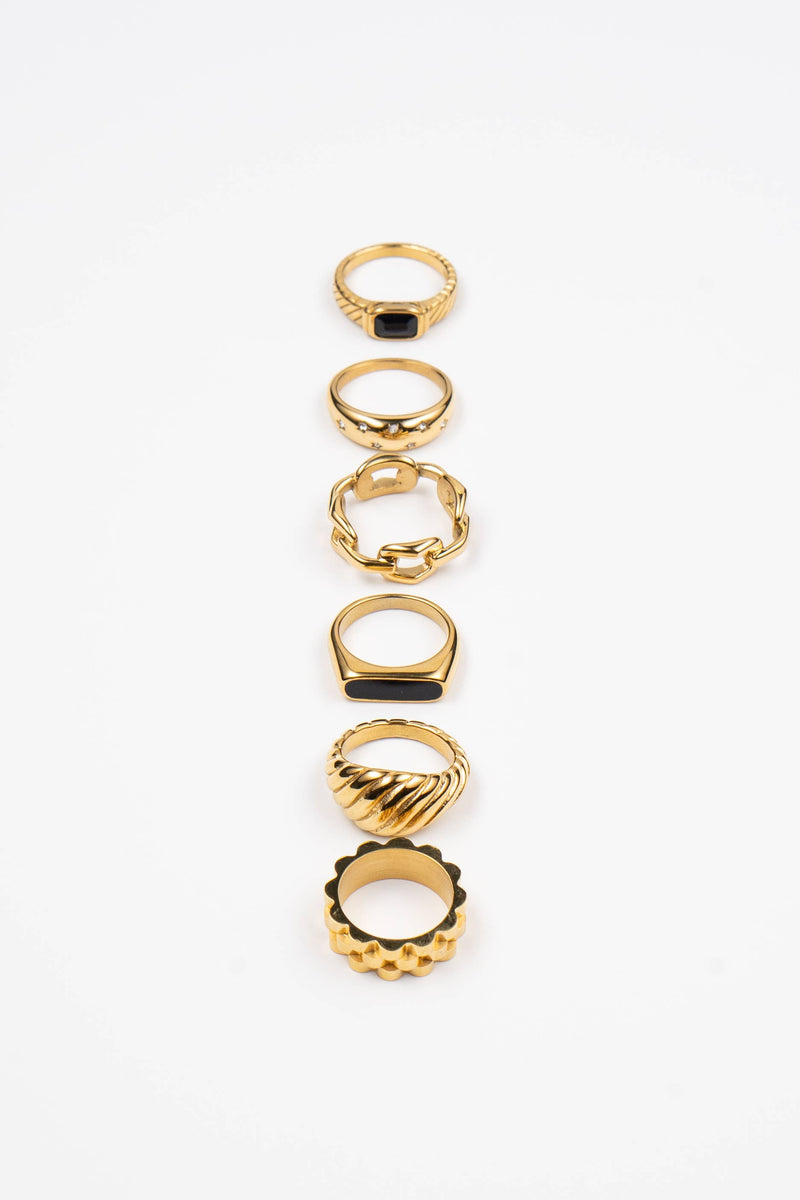 Waterproof Gold Statement Watch Ring