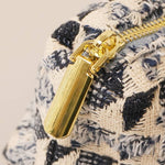 Polyester Geometric Mini Tote Bag
