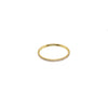 Waterproof Gold Dainty Diamond Ring Band