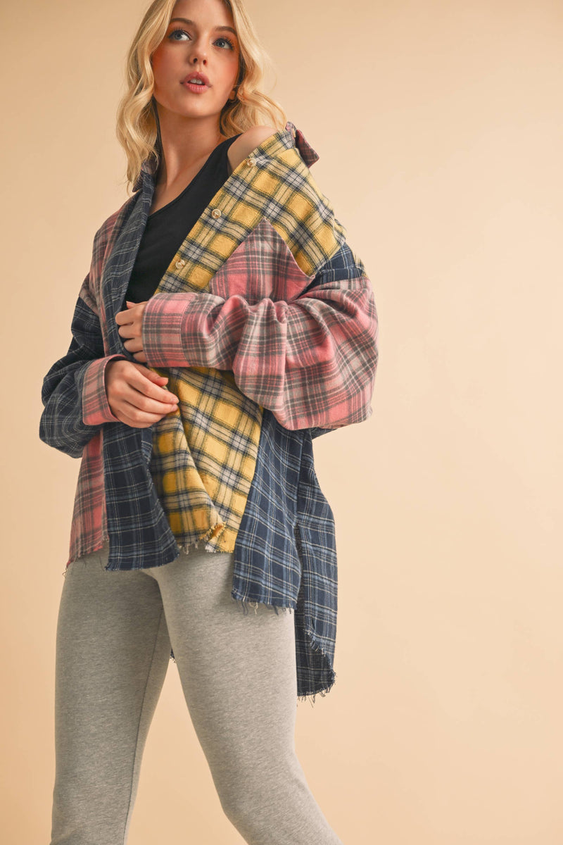 Funky Fall Vibes Flannel