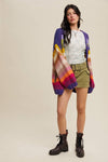 Rainbow Hand-Crochet Open Cardigan LSW0620