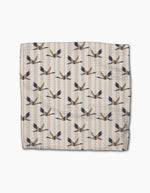 Striped Nautical Birds Dishcloth Set