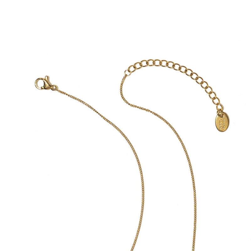 18K Gold Star Shaped Diamond Necklace