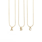 Waterproof Dainty Love Initial Necklace