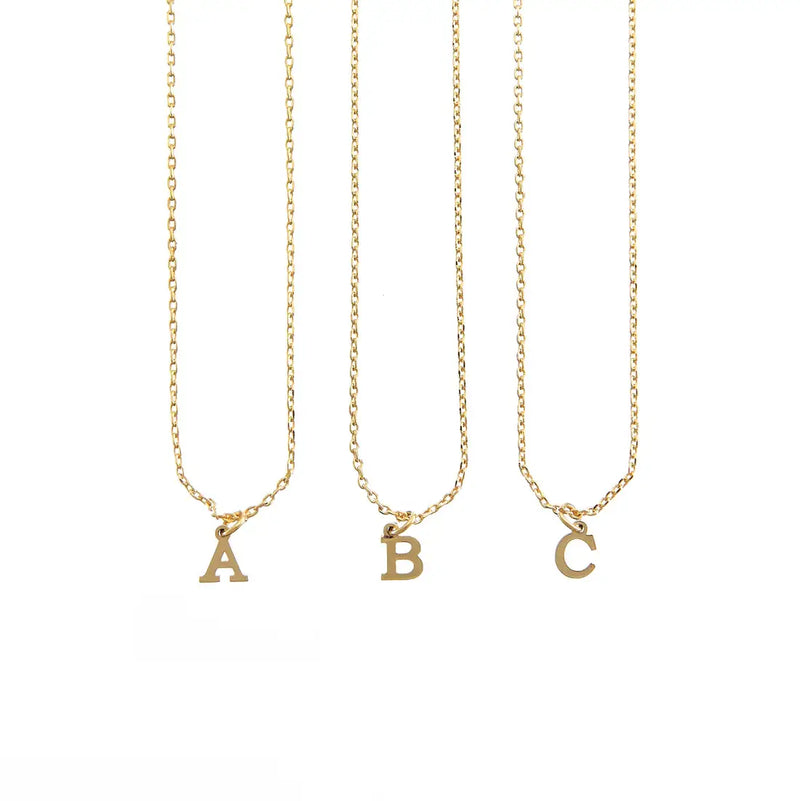 Waterproof Dainty Love Initial Necklace