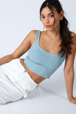 Nikibiki Vintage Chevron Crop Top