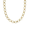 Waterproof Gold Chunky Oval Necklace