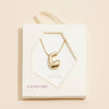 16 Assorted Pack of Bubble Design Initial Short Necklaces