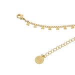 18K Gold Lined Heart Choker