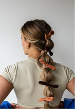 OVERSIZED BOW SLICK BACK PONYTAILS (PACK OF 3)