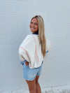USA Lightweight Crewneck: Cream