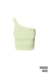 Nikibiki Vintage One Shoulder Crop Top