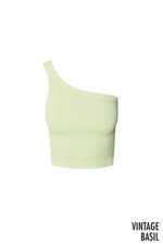 Nikibiki Vintage One Shoulder Crop Top