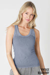Nikibiki Vintage Reversible Ribbed Tank