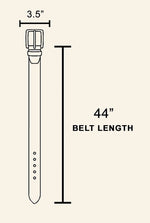 Faux Leather Western Bohemian Disc Belt