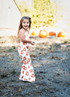Andi Pleated Bell Bottom Jumpsuit  - Pumpkin Patch