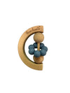 Moon Rattle - Beechwood & BPA Free Silicone