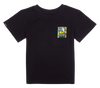 BB x Quiksilver Retro T-Shirt: Black