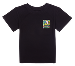 BB x Quiksilver Retro T-Shirt: Black