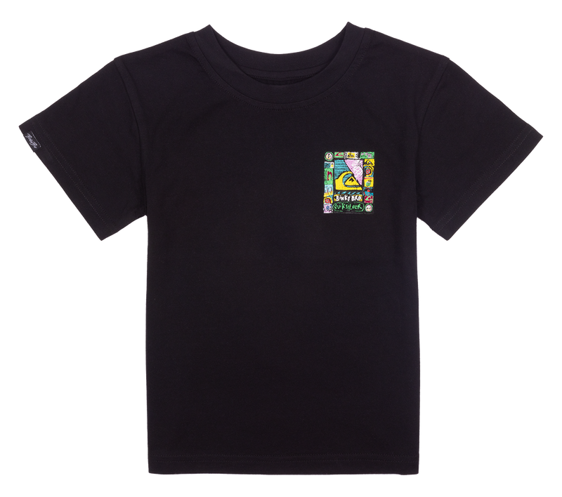 BB x Quiksilver Retro T-Shirt: Black