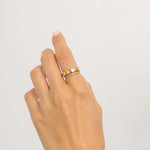 Waterproof Gold Diamond Ring Band