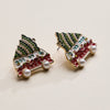 Christmas Tree Truck Stud Earrings