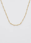 18K Gold Dotted Chain Choker